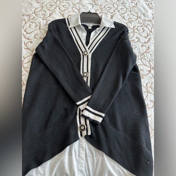 Two-in-One Sweater Tunic - Picture 5 of 6